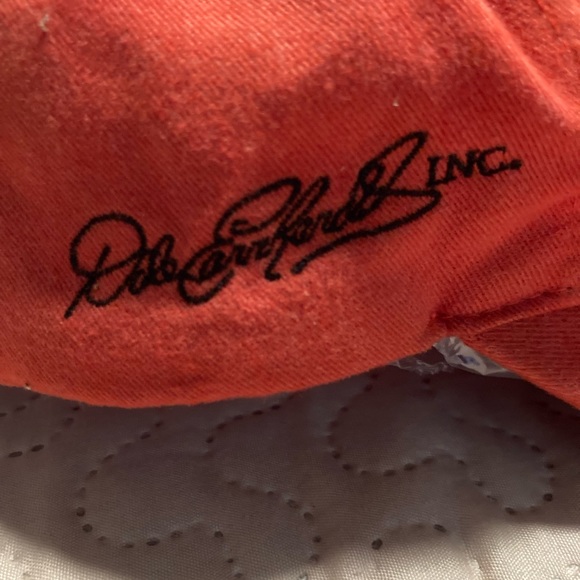 Dale Earnhardt Jr Orange  Ball Cap Vintage Memorabilia #8 - Picture 5 of 6